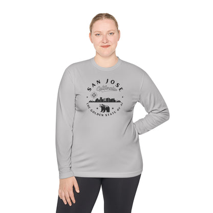 San Jose CA The Golden State of AI - Unisex Long Sleeve Tee