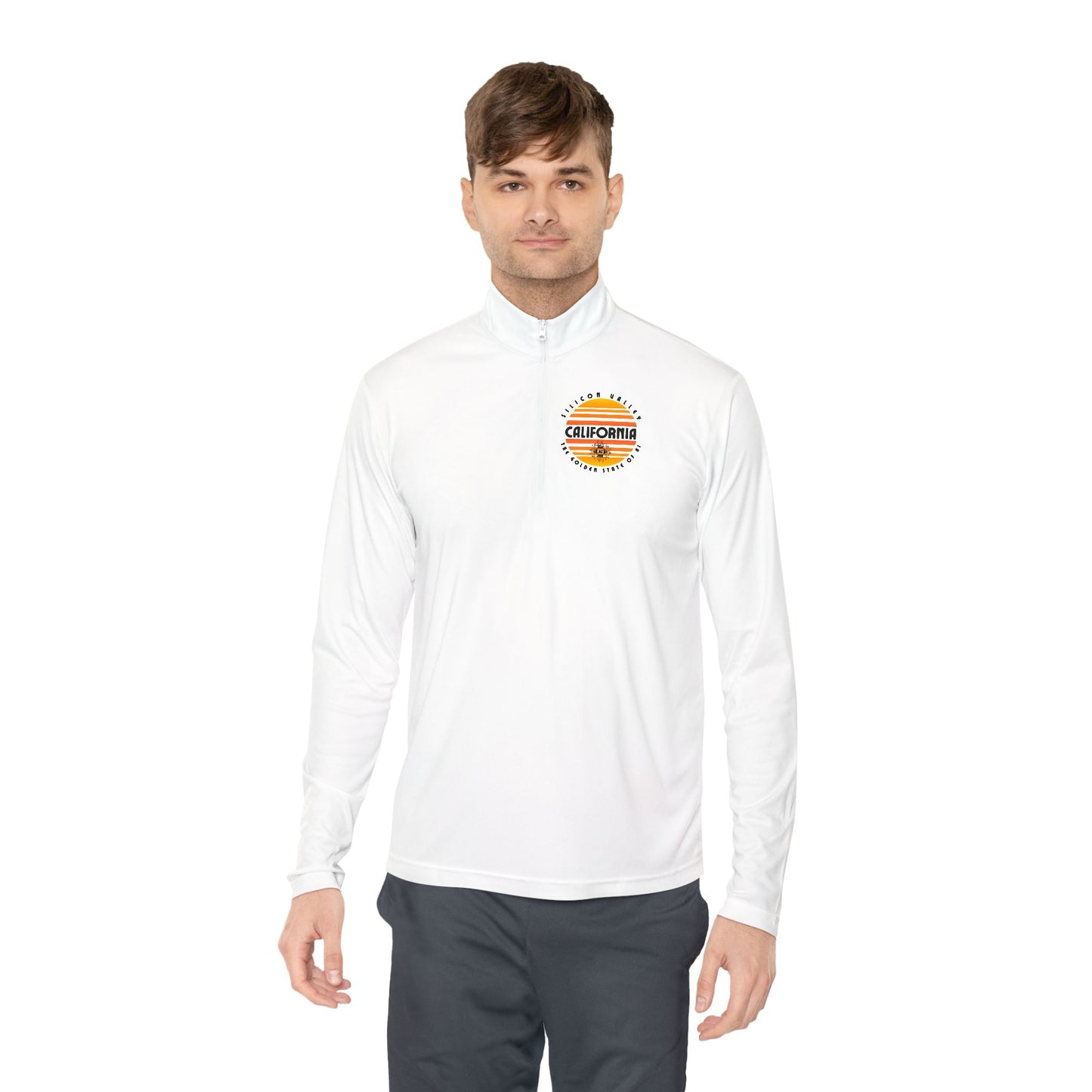 Silicon Valley CA The Golden State of AI - Quarter-Zip Unisex Pullover