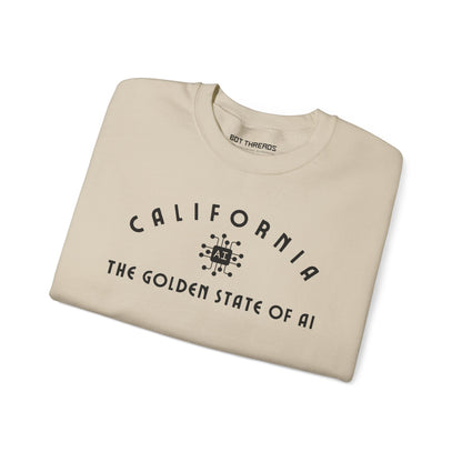 California The Golden State of AI - Crewneck Sweatshirt