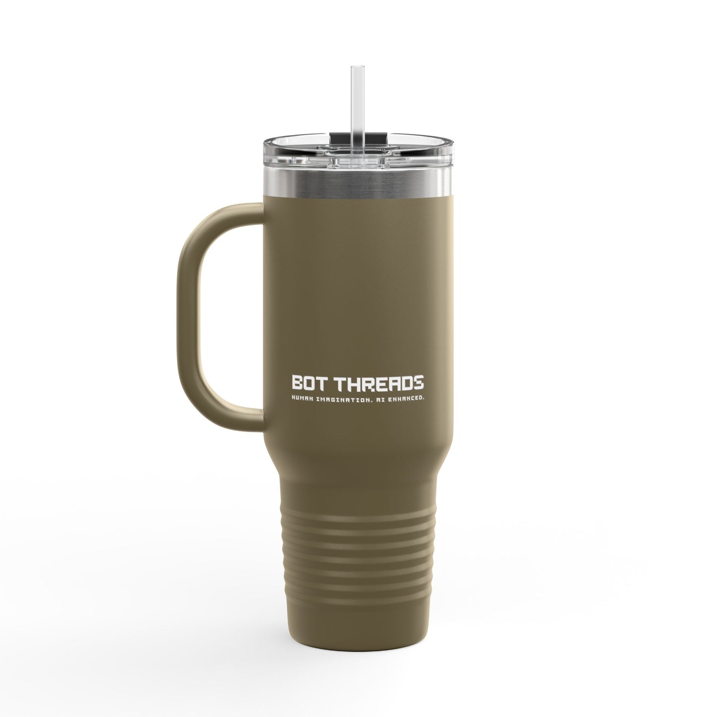 Catch the Wave CAThe Golden State of AI - Insulated Travel Mug 40oz with Straw
