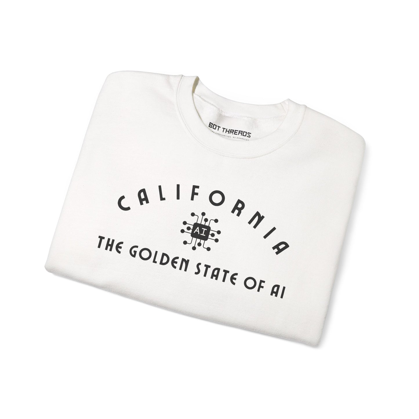 California The Golden State of AI - Crewneck Sweatshirt