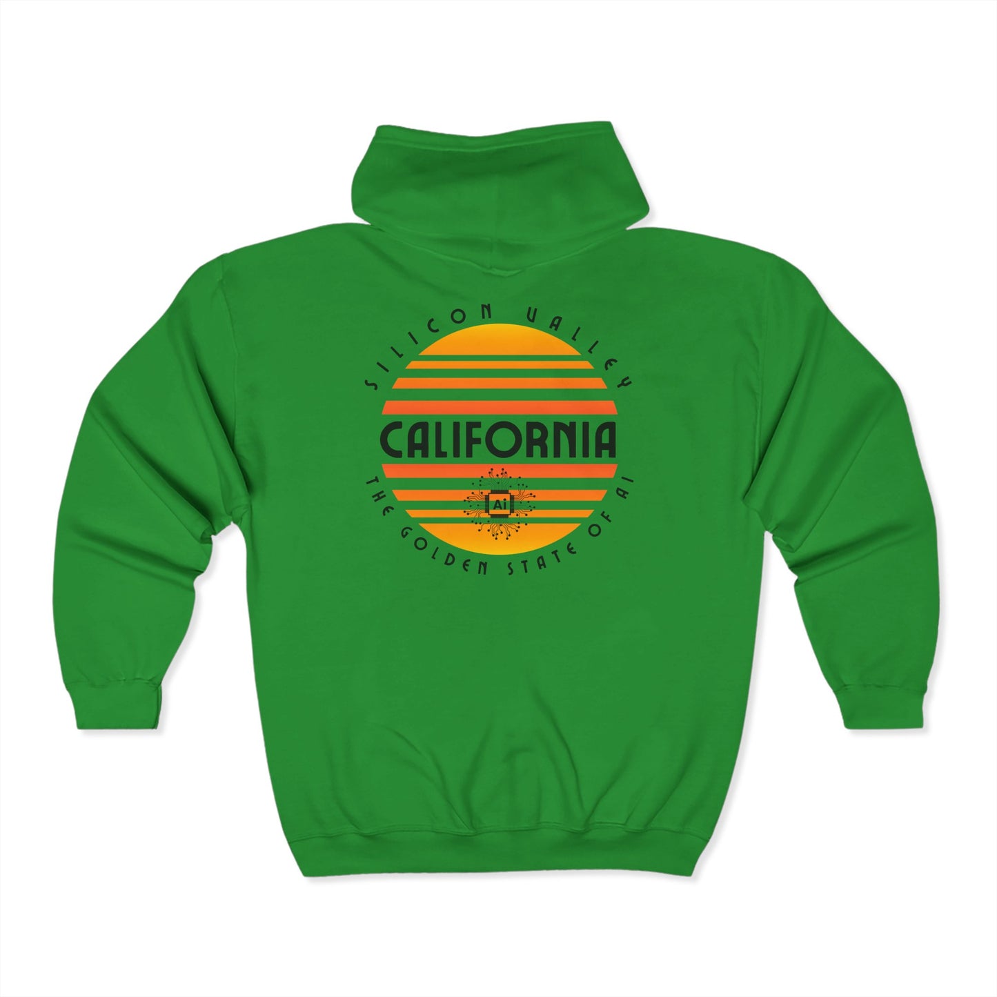 Silicon Valley CA The Golden State of AI Hoodie Sweatshirt