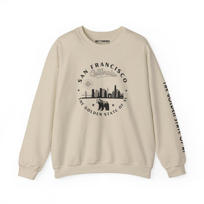 San Francisco CA The Golden State of AI - Crewneck Unisex Sweatshirt