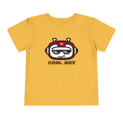 Cool Bot Toddler Short Sleeve Tee - Fun & Stylish Kids Tee for Playtime