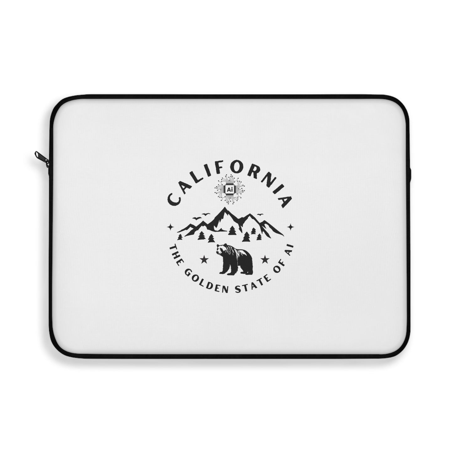 California The Golden State of AI -  Laptop Sleeve